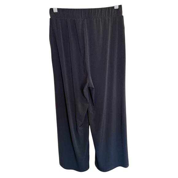 Brigitte Brianna Pants Women's Black Wide Leg Large Sexy Modest Pockets Stretch - Picture 3 of 10